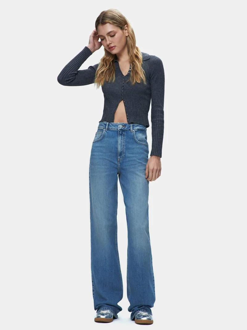 LTB - DANICA L, Wide Leg, High Waist, Navita Wash