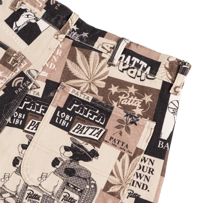 Patta Collage Canvas Pants