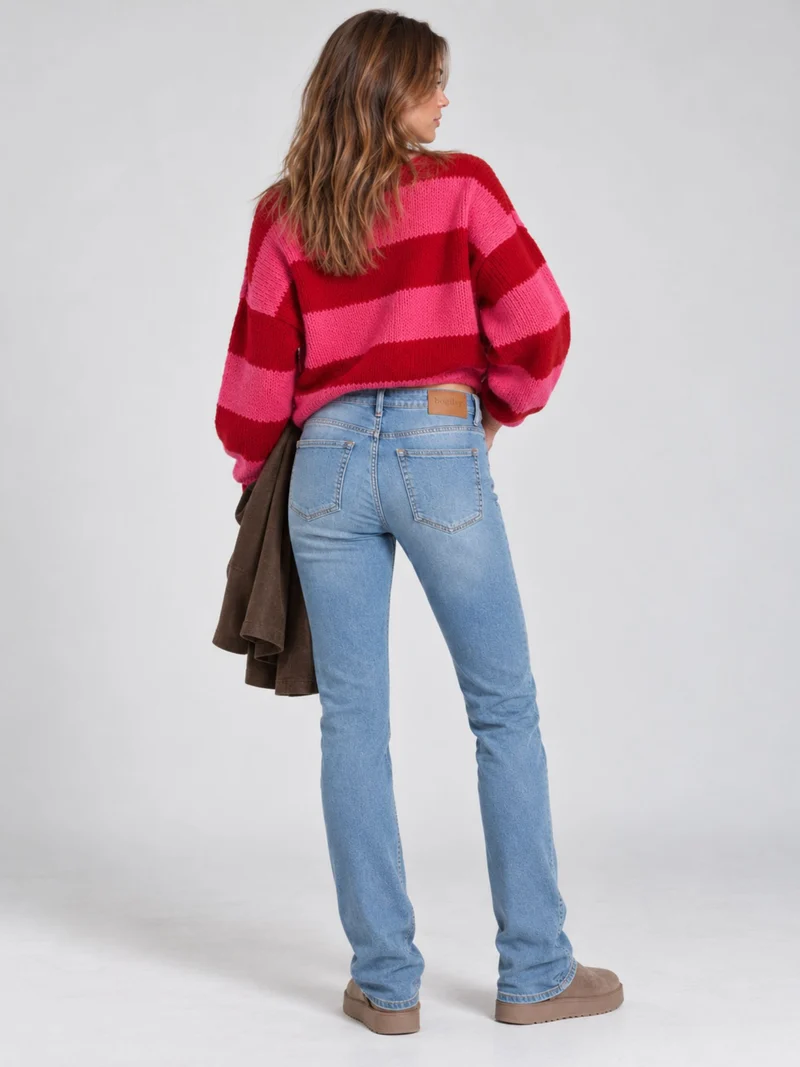 BOGILVY - FANCY, Slim Fit, Mid-Waist, Light Blue Used