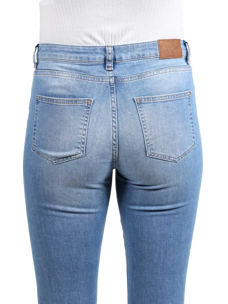 BOGILVY - ILVY, Bootcut, High-Waist, Light Blue Used