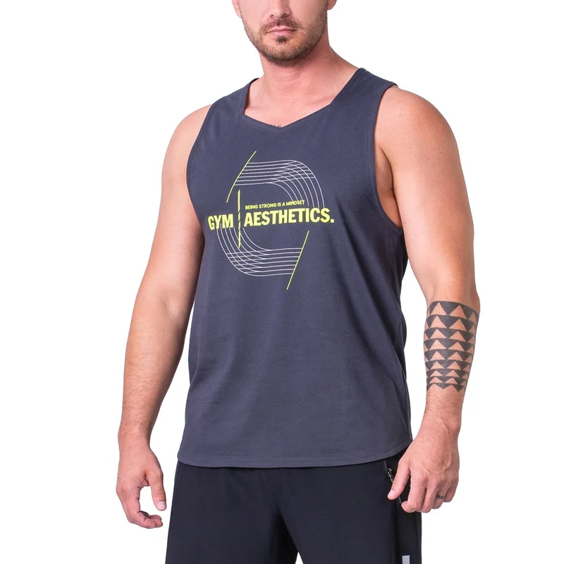 Essential Coolever Cotton Touch Gym Stringer for Men