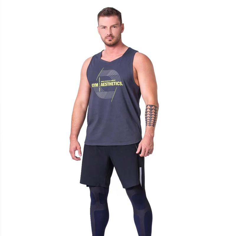 Essential Coolever Cotton Touch Gym Stringer for Men