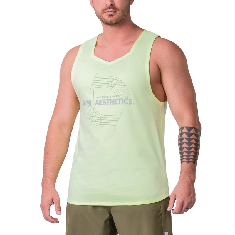 Essential Coolever Cotton Touch Gym Stringer for Men