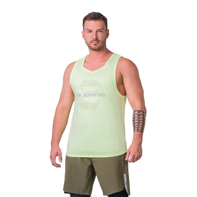 Essential Coolever Cotton Touch Gym Stringer for Men