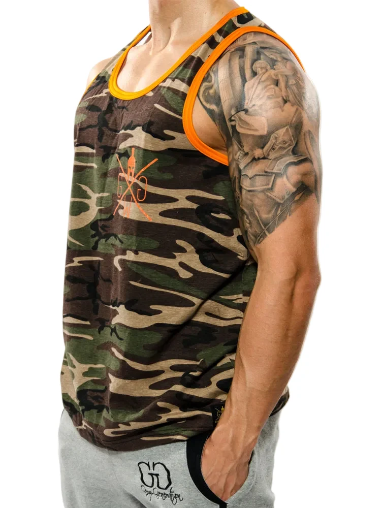 Tank Top 'Gym Warriors' - Camo