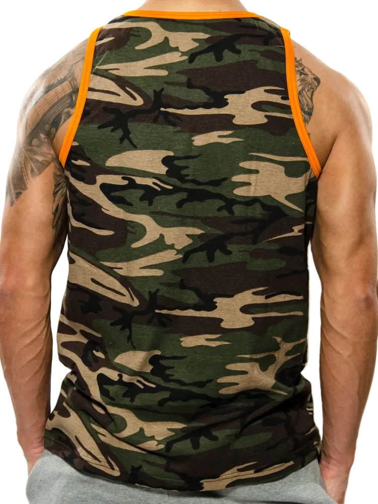 Tank Top 'Gym Warriors' - Camo