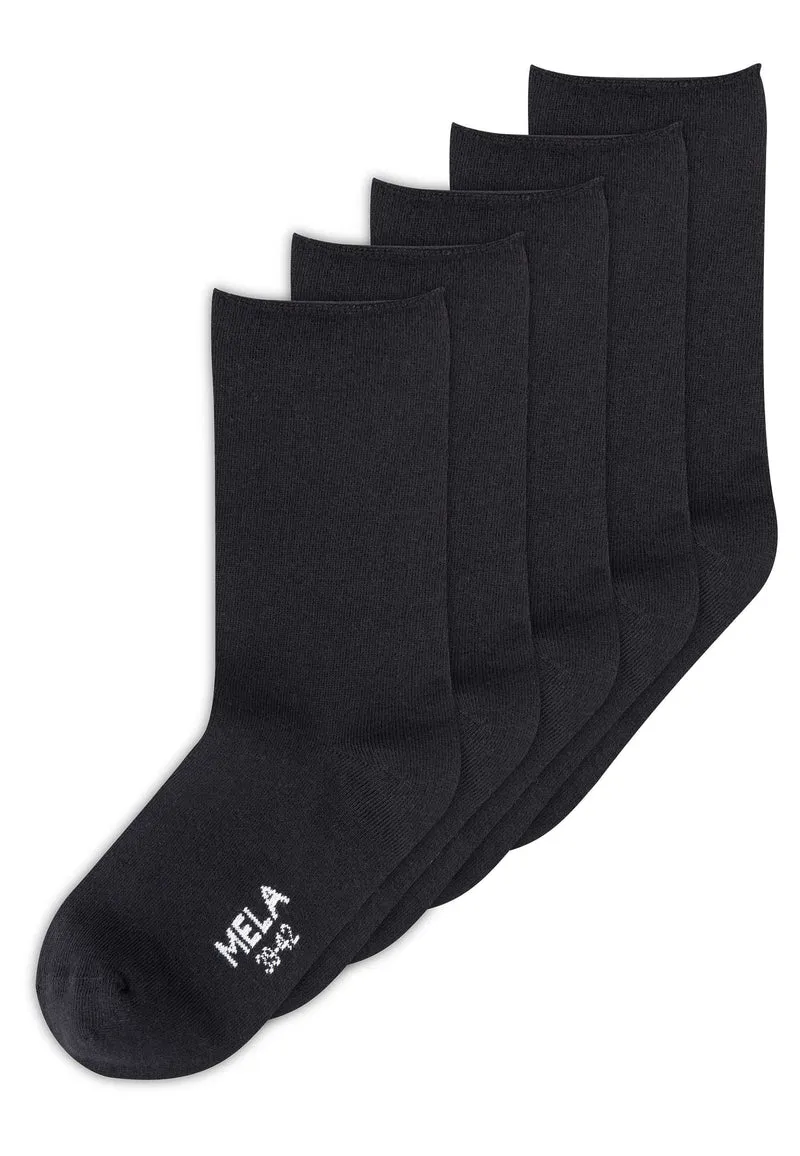 Rollsaum Socken 5 Paare