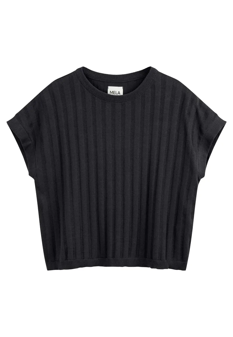 Strukturiertes Strick T-Shirt Style BHARI