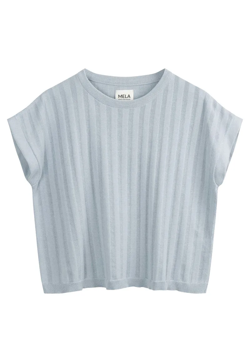 Strukturiertes Strick T-Shirt Style BHARI