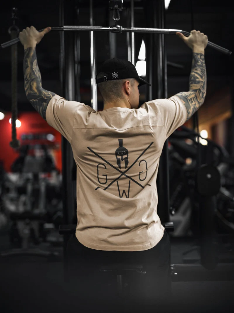 Gym T-Shirt 'Warrior' - Off White