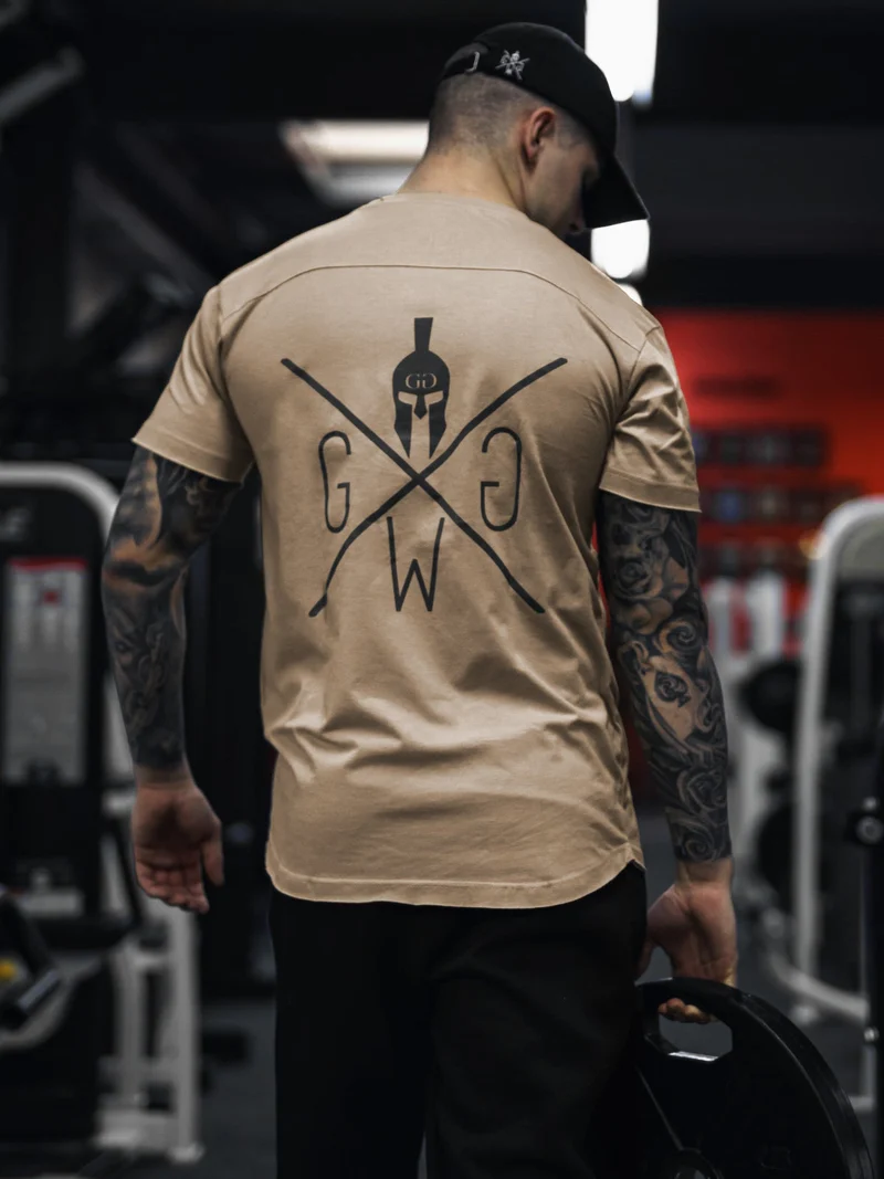 Gym T-Shirt 'Warrior' - Off White