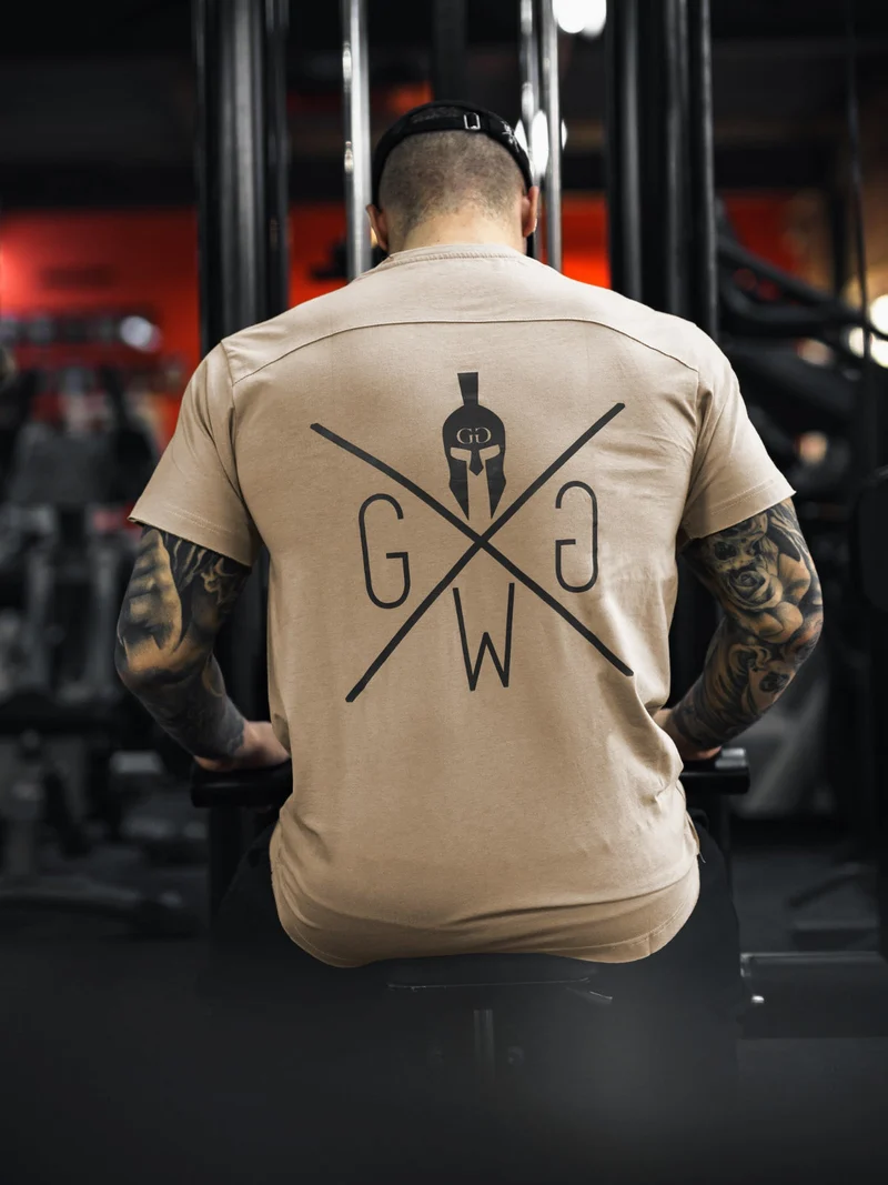 Gym T-Shirt 'Warrior' - Off White
