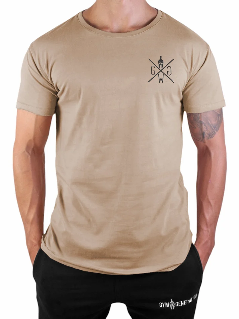 Gym T-Shirt 'Warrior' - Off White