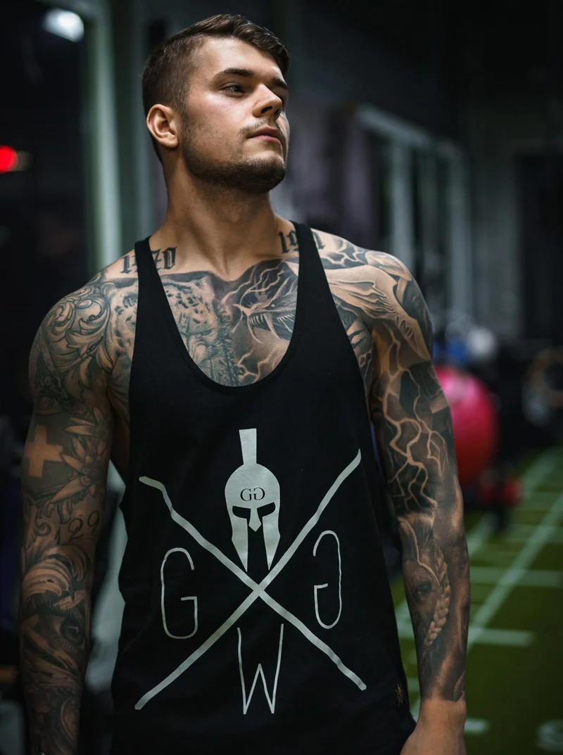 Stringer Tank Top 'Classic' - Schwarz