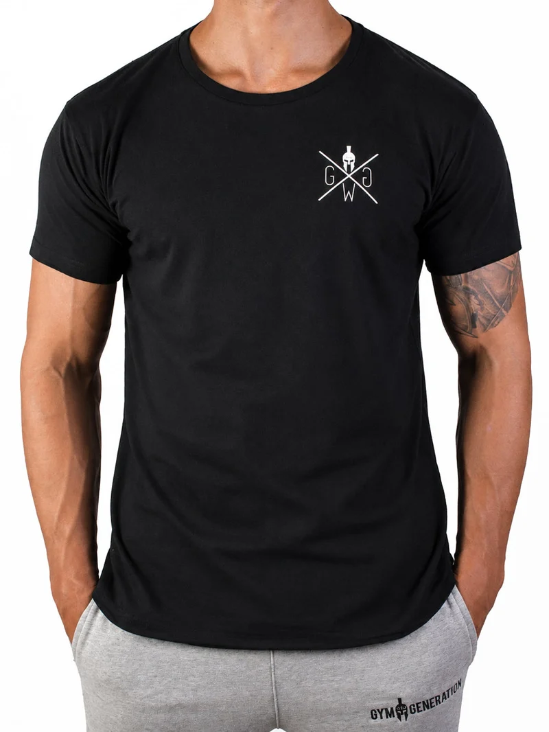 Gym T-Shirt 'Valhalla' - Schwarz