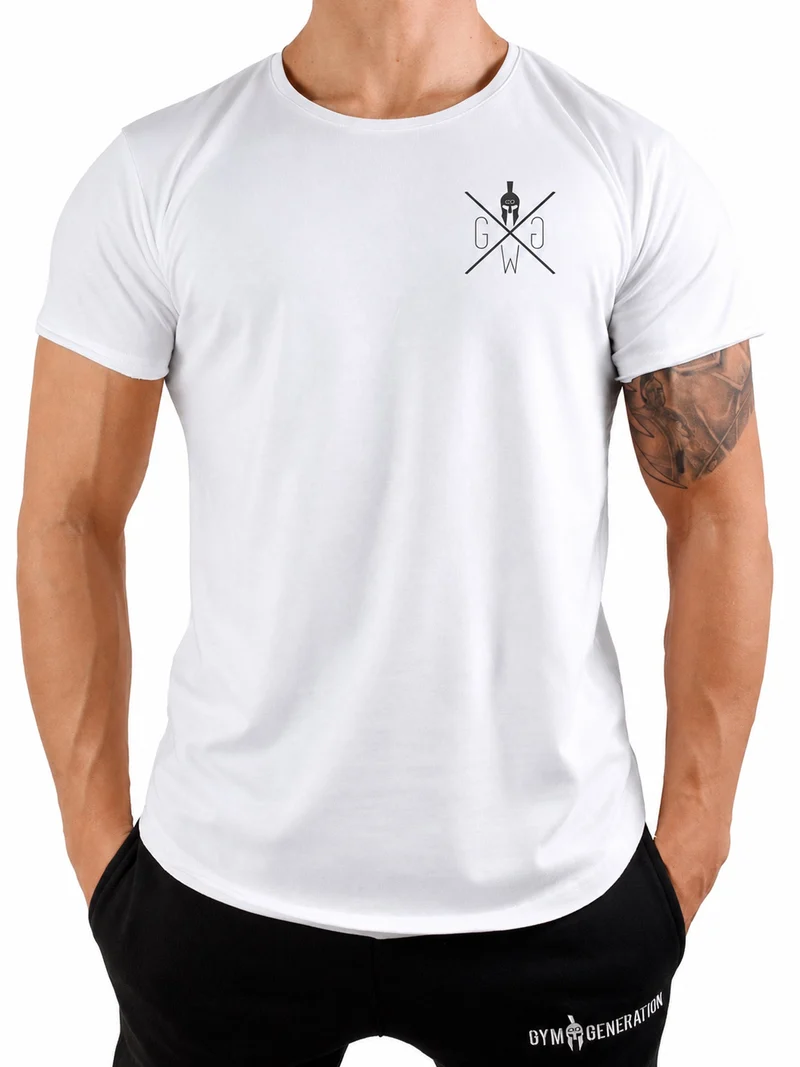 Gym T-Shirt 'Valhalla' - Weiß