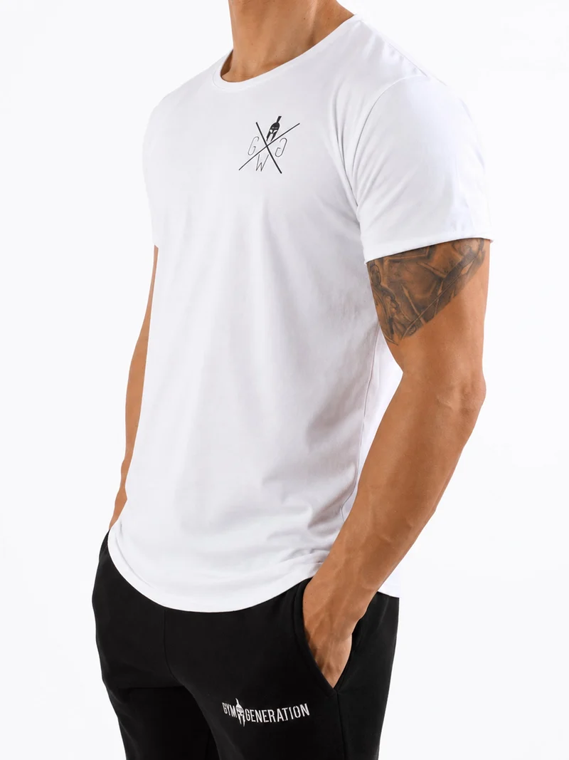 Gym T-Shirt 'Valhalla' - Weiß