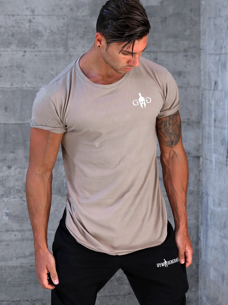 Gym T-Shirt 'Alexander the Great' - Beige
