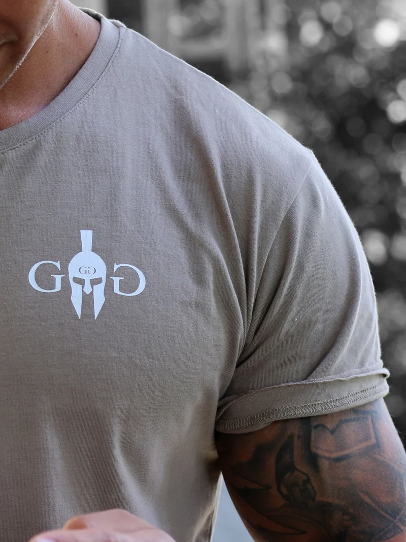 Gym T-Shirt 'Alexander the Great' - Beige