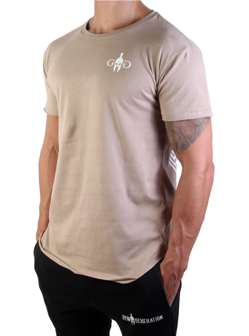 Gym T-Shirt 'Alexander the Great' - Beige