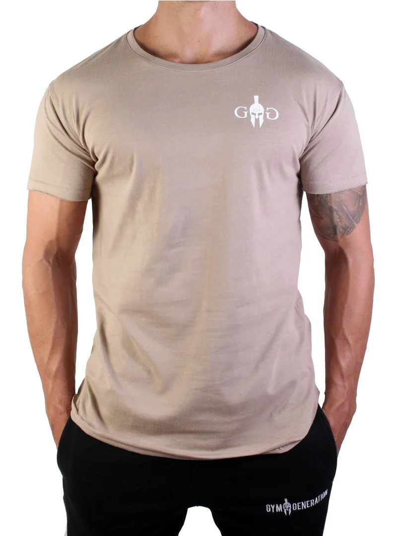 Gym T-Shirt 'Alexander the Great' - Beige