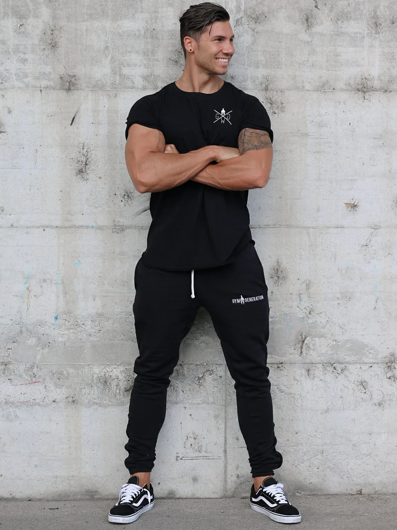 Gym T-Shirt 'Warrior 89' - Schwarz