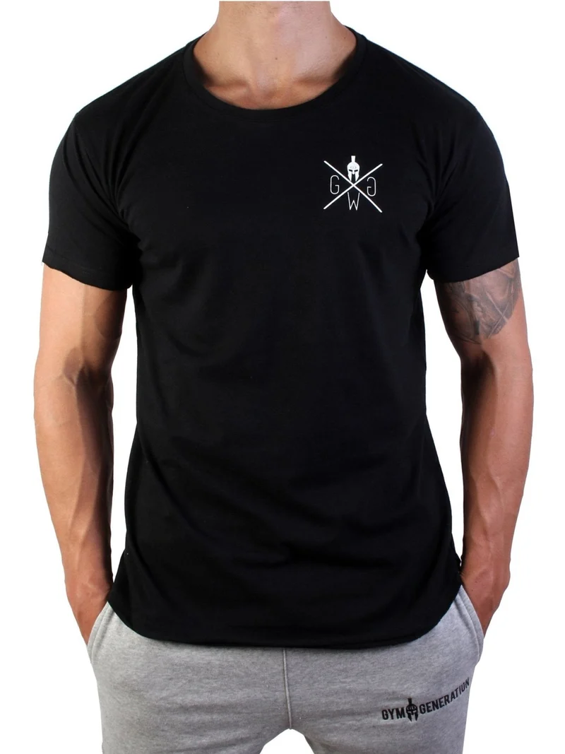 Gym T-Shirt 'Warrior 89' - Schwarz