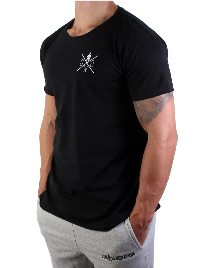 Gym T-Shirt 'Warrior 89' - Schwarz