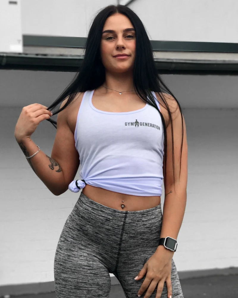 Damen Fitness Top - Hellblau