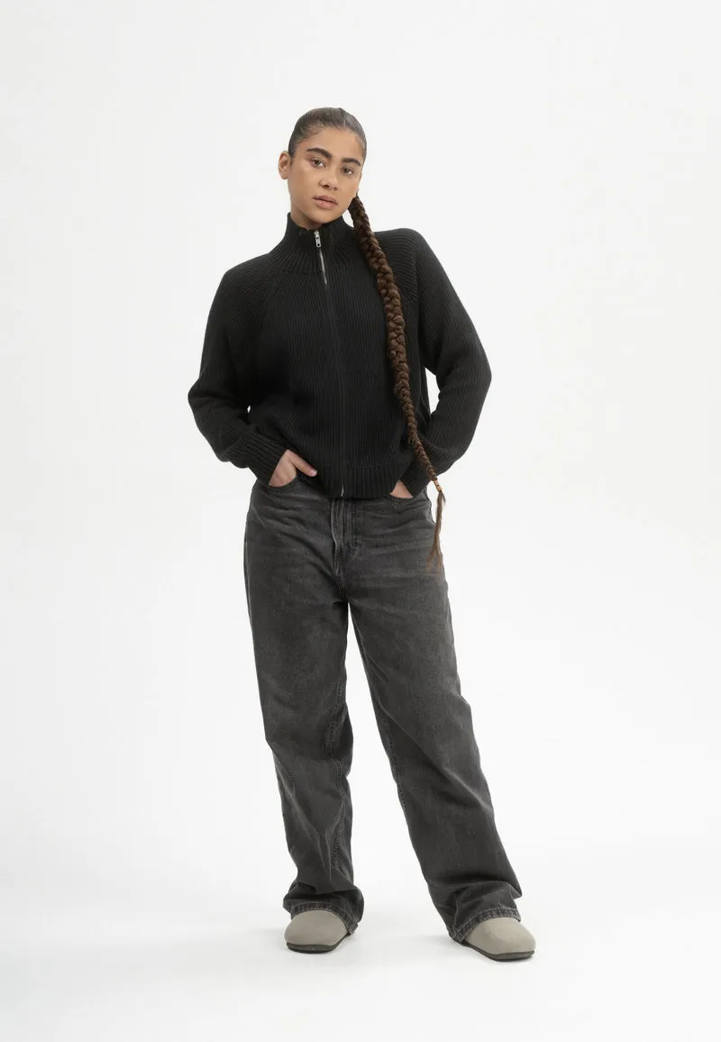 Rippstrick Jacke Style KAMUKA