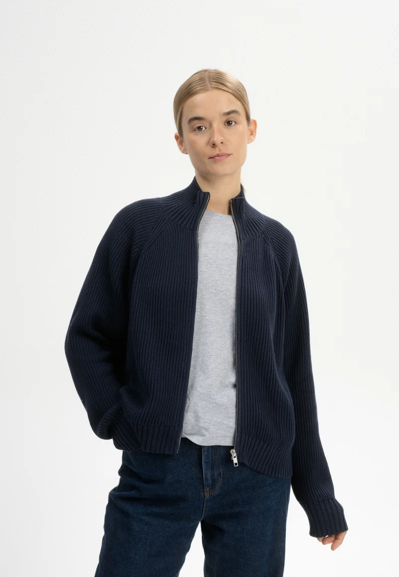 Rippstrick Jacke Style KAMUKA