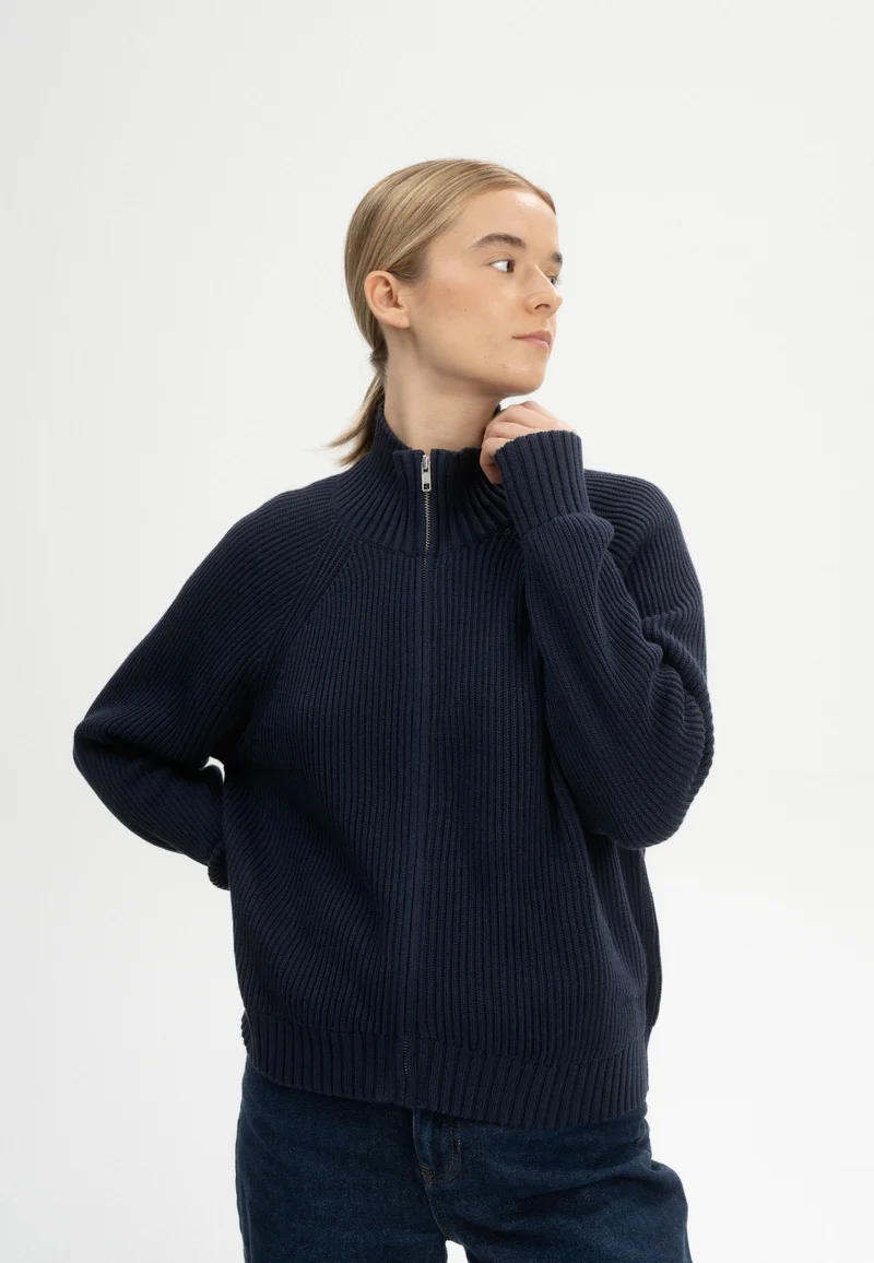 Rippstrick Jacke Style KAMUKA