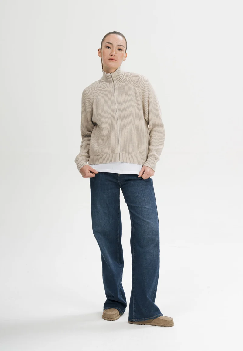 Rippstrick Jacke Style KAMUKA