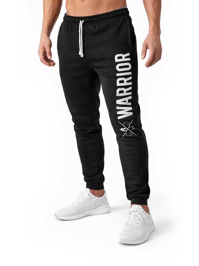 Jogginghose Warrior Vertical - Schwarz