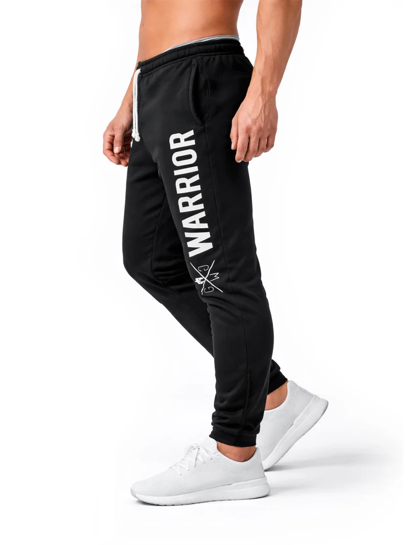Jogginghose Warrior Vertical - Schwarz