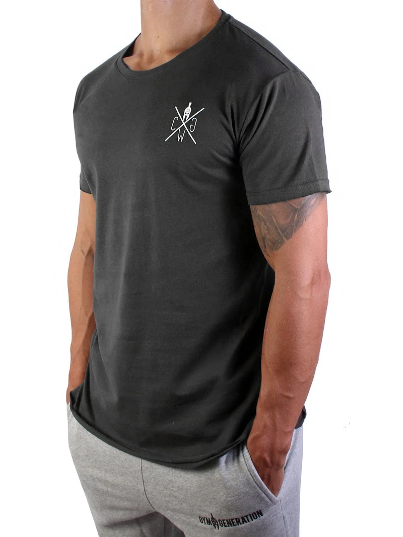 Gym T-Shirt 'Warrior' - Dunkelgrau