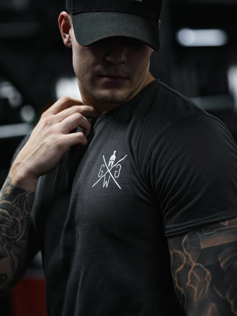 Gym T-Shirt 'Warrior' - Dunkelgrau
