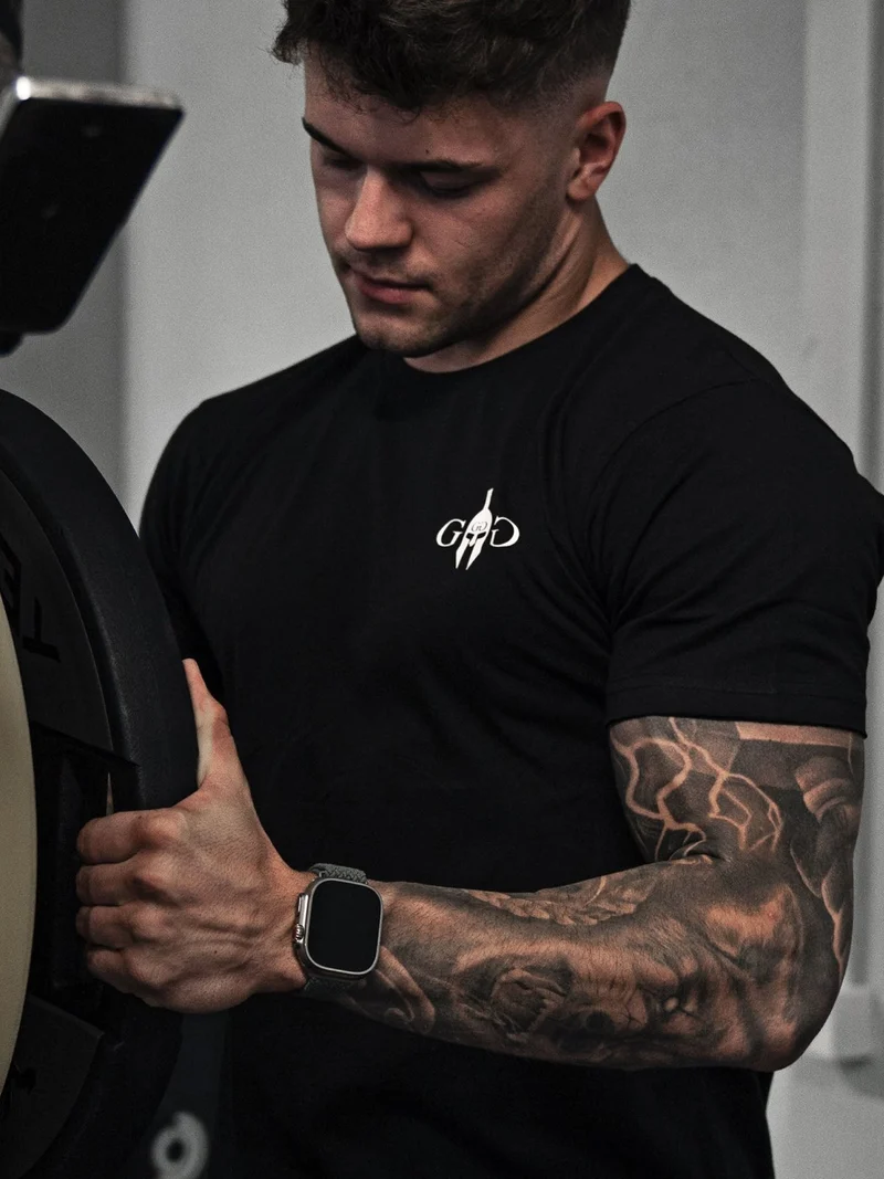 Gym T-Shirt 'Alexander the Great' - Schwarz