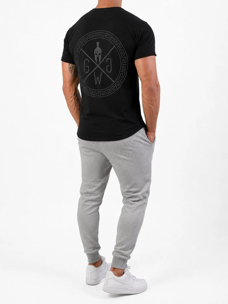 Gym T-Shirt 'Spartan' - Schwarz