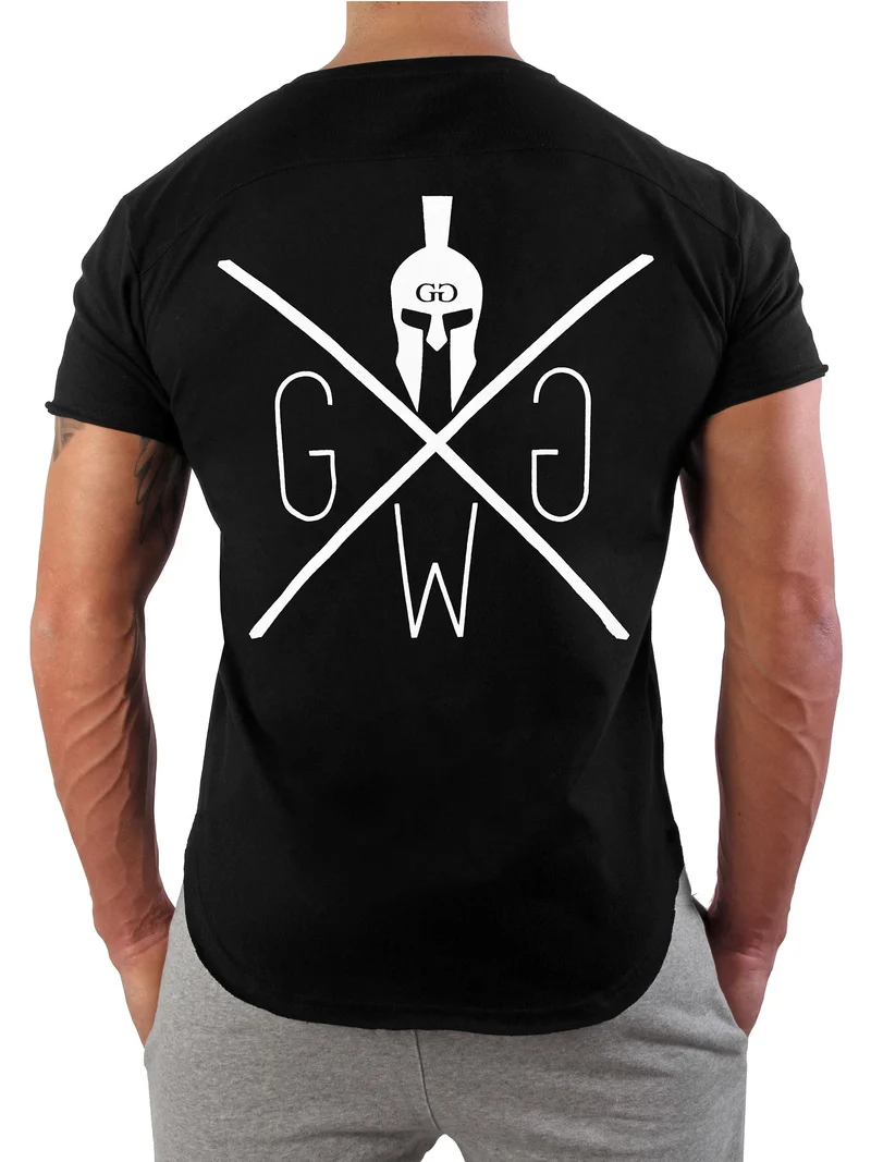 Gym T-Shirt 'Warrior' - Schwarz