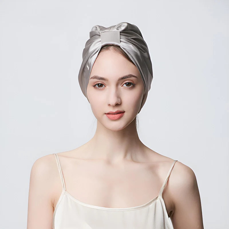 100% Maulbeerseide Turban-Stirnband