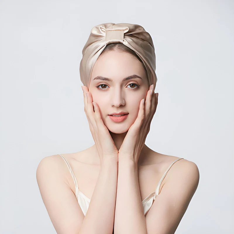 100% Maulbeerseide Turban-Stirnband