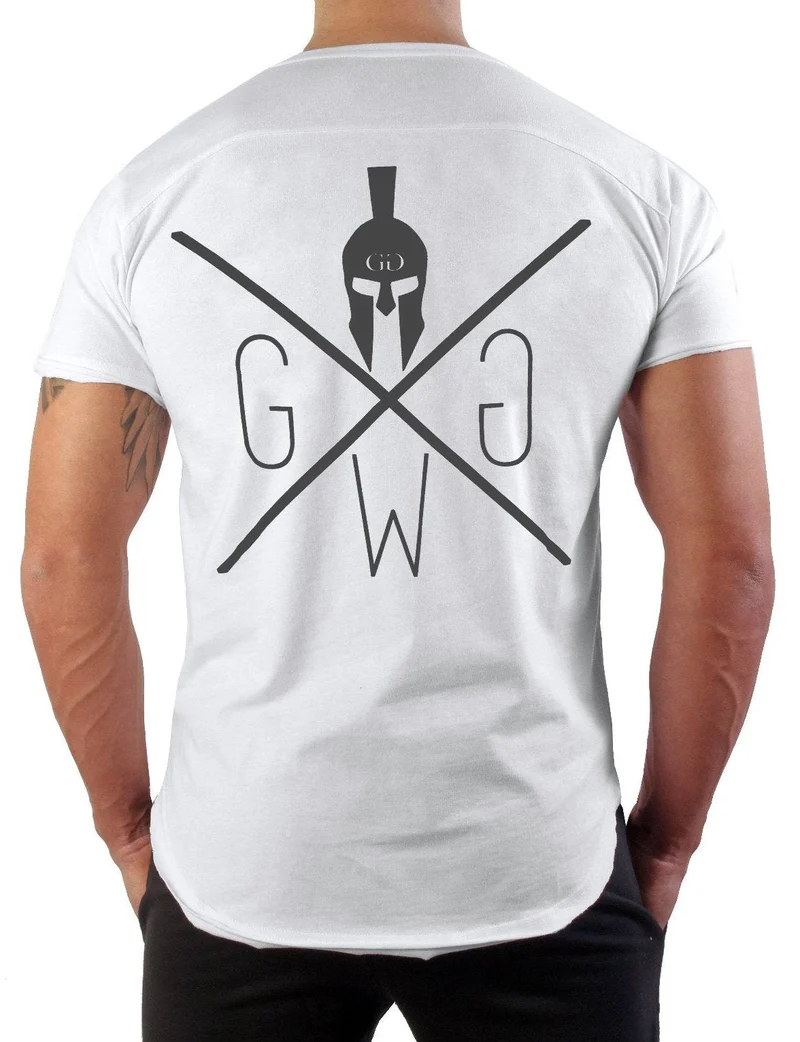 Gym T-Shirt 'Warrior' - Weiß