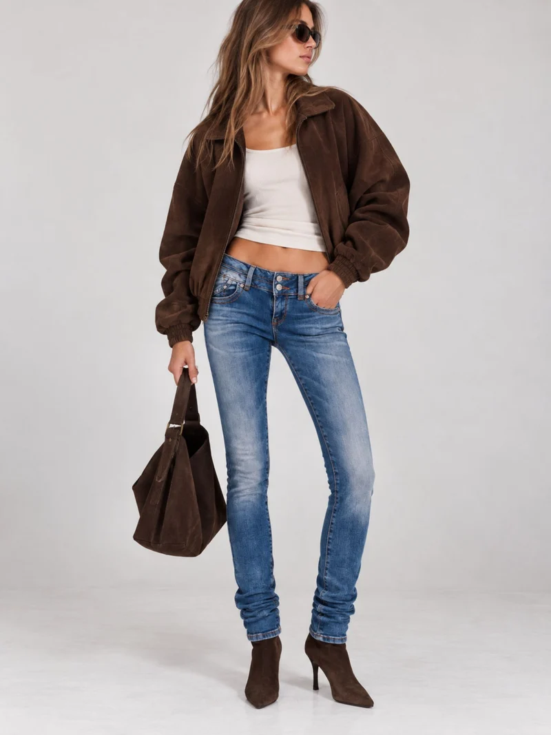 LTB - JULITA X, Skinny Fit, Low-Waist, ANGELLIS WASH