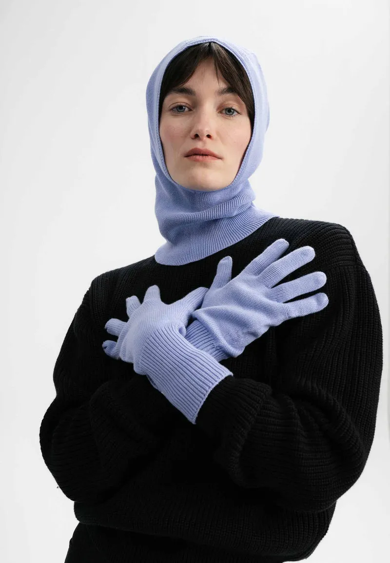 Bundle Feinstrick Balaklava CHARVI + Strick Handschuhe RISHI