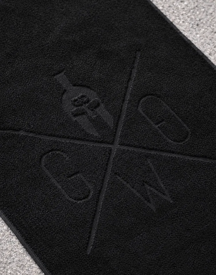 Sporthandtuch - Schwarz / Weiß