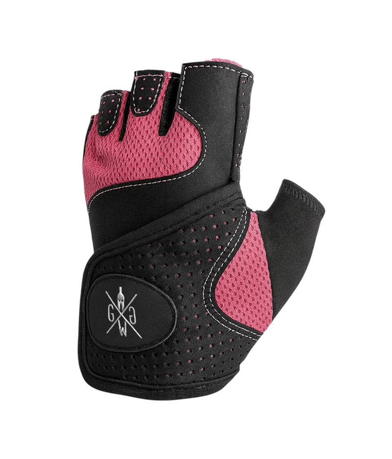 Damen Fitness Handschuhe - Schwarz / Pink