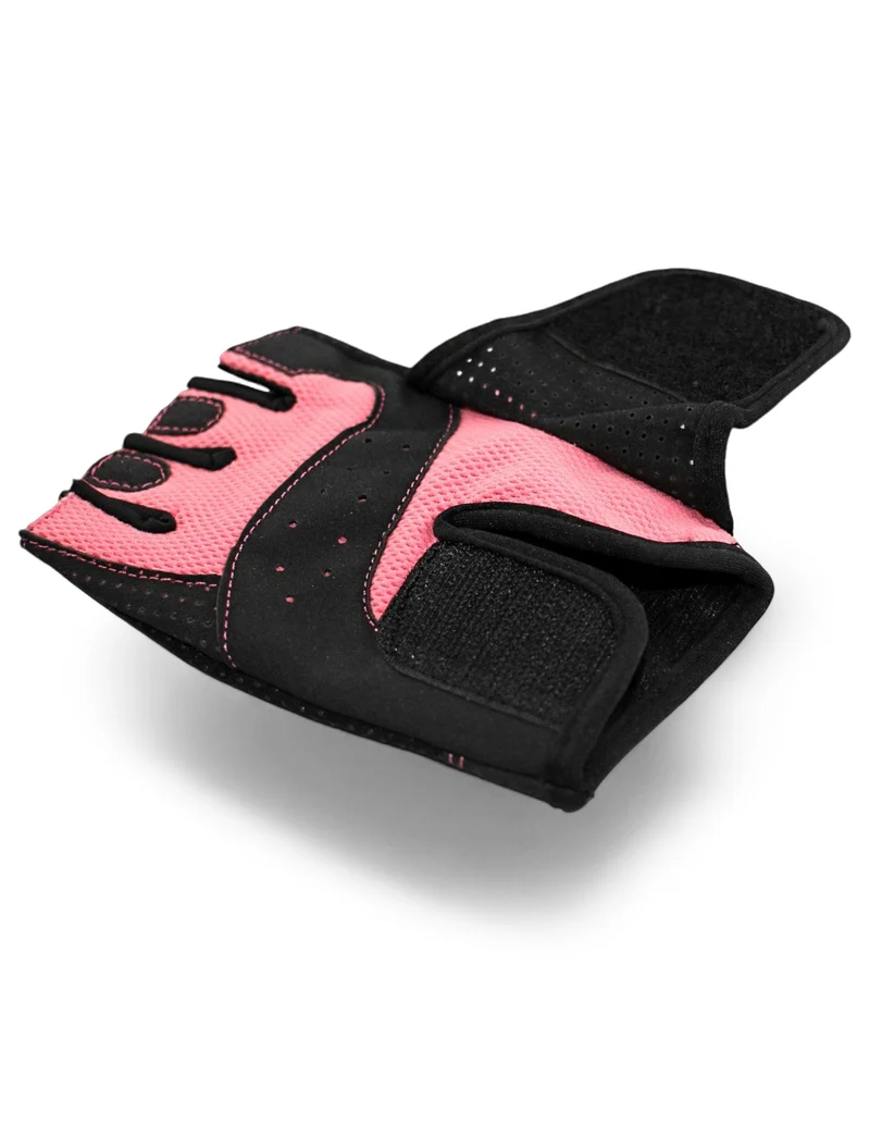 Damen Fitness Handschuhe - Schwarz / Pink