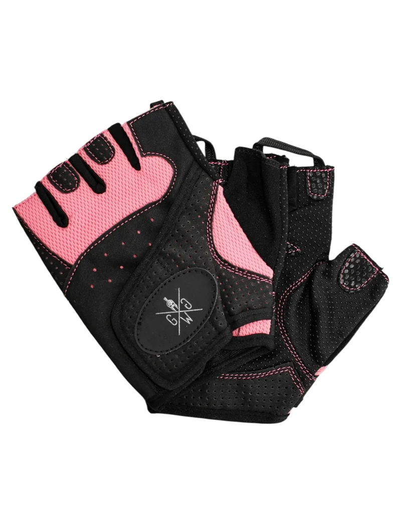 Damen Fitness Handschuhe - Schwarz / Pink