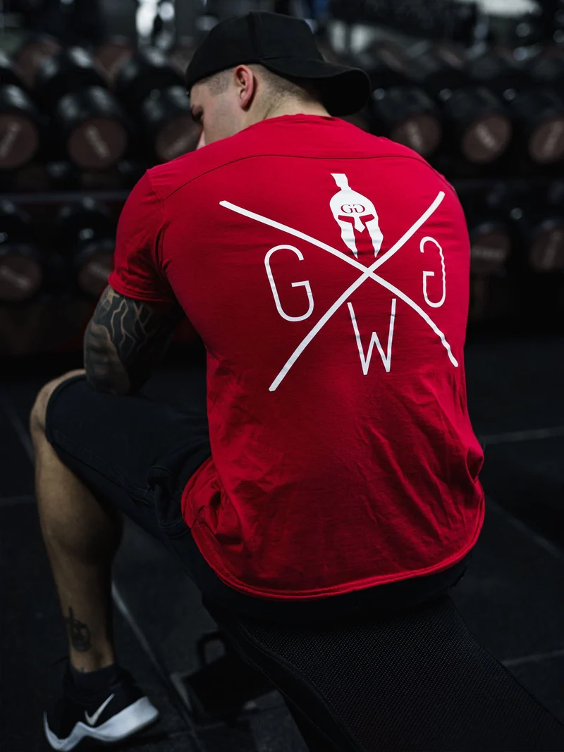 Gym T-Shirt 'Warrior' - Rot